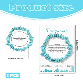 AKSIQIOL Natural Citrine Crystal Bracelet, Gemstone Chakra Beaded Bracelet for Women, Good Luck Healing Bracelet, Anxiety Relief, Birthday Gift for Girls & Women