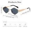 Long Keeper Hexagonal Sunglasses Women Men Fashion Polygon Sunglasses Women's