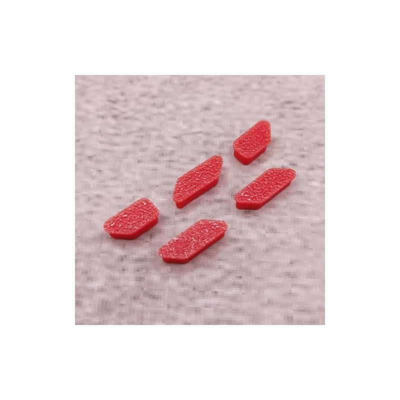 ULEIVA Replacement Buttons 5X Button Red Compatible with Garmin Edge