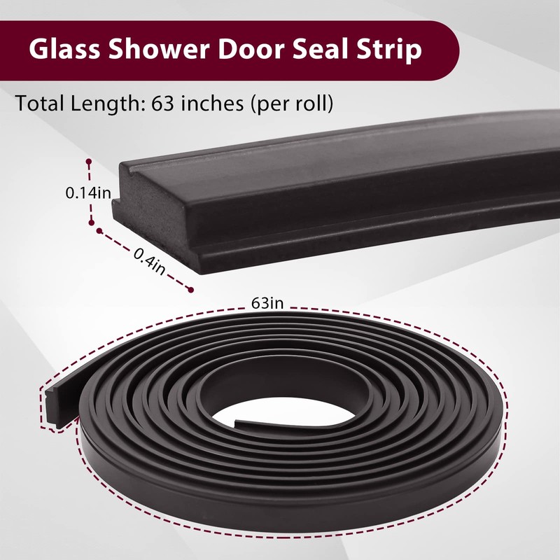 Shower Door Magnetic Strip, Flexible Magnetic Strip Shower Insert Replacement