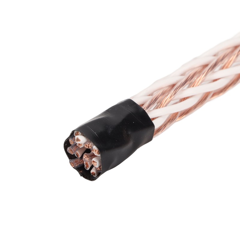 RCA Interconnect Cable OCC Copper 16 Core High Fidelity Speaker