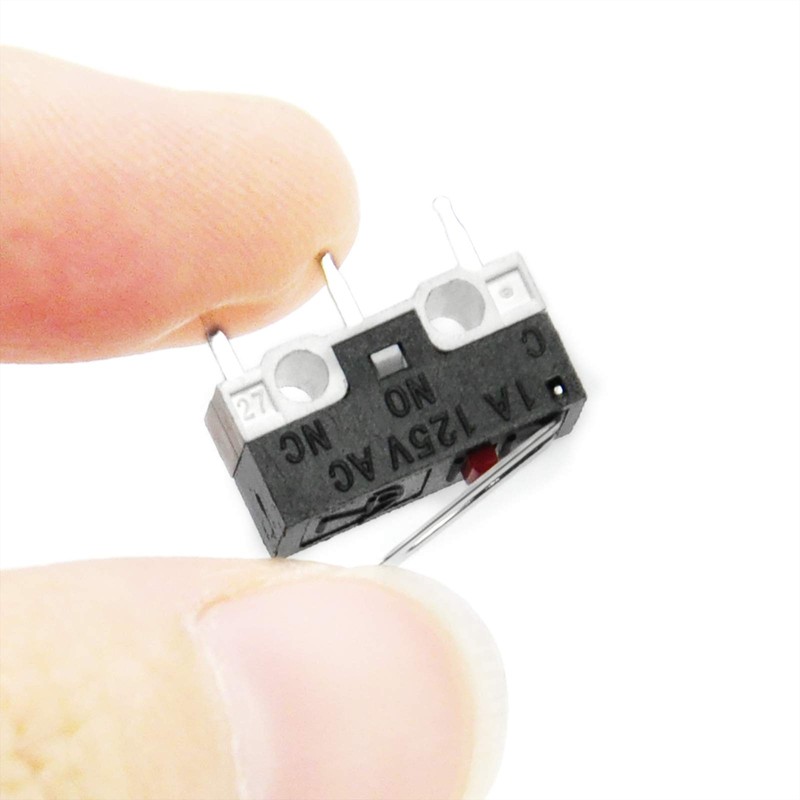 Gikfun 20PCS AC 1A 125V 3Pin Limit Micro Switch Long