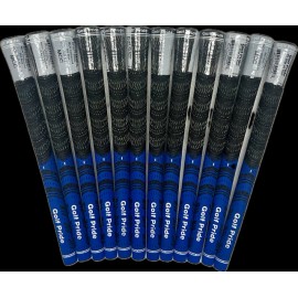Golf Pride Decade Multi-Compound Grip (Black/Blue) Standard (Set of 12)
