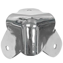 Seismic Audio - SARHW13-8 Pack of Nickel Corners Replacement for PA DJ Speakers Amp Cabinet Subwoofer