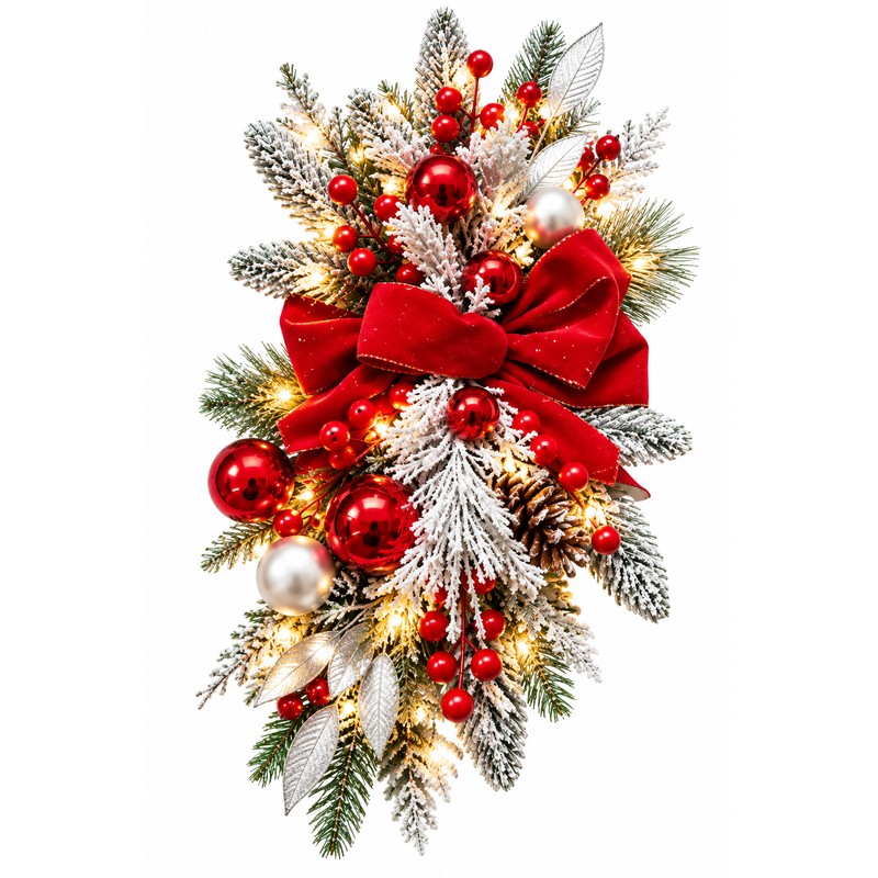 Christmas Wreath for Holiday Décor – Festive Greenery with Optional