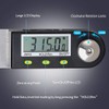 Digital Angle Finder 0-360°Digital Inclinometer Stainless Steel Protractor Angle Ruler