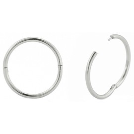 925 Sterling Silver Hoop Earrings - Small Thin Handcrafted - 8mm 10mm 12mm 14mm