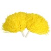 Qiterr Pompoms Cheer,Chear Poms Cheerleader Poms Aerobics Dance Useful Accessories(Yellow)