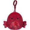 Squishmallows 3.5 Inch Clip-on Plush Barella the Raspberry Betta SQCP00207
