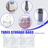 NVAAV 62x31 Inch Extra Large Clear Drawstring Plastic Bags 3