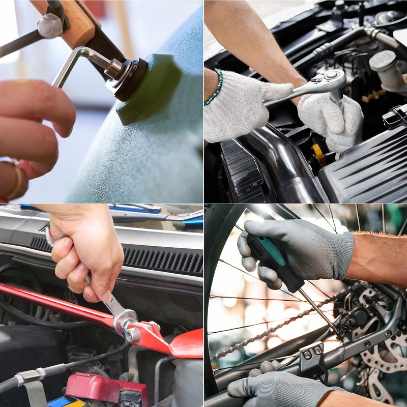 TLGREEN 79 Pieces Tool Set,Car Tool Kit,Basic Tool Kit with