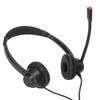 RJ9 Phone Headset Built in HD Microphone Binaural Office Headset