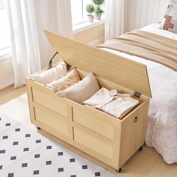 HOOBRO Storage Chest Storage Bench Trunk Entryway Bench Toy Box