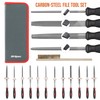 Hi-Spec 17 Piece Metal Hand & Needle File Tool Kit