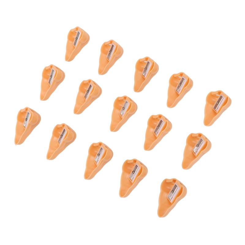 15pcs Nose Shape Pencil Sharpeners for Student Cartoon Plastic Pencil