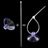 RAHHLIZS 30 Pcs Aquarium Suction Cups with 30 Pcs Adjustable