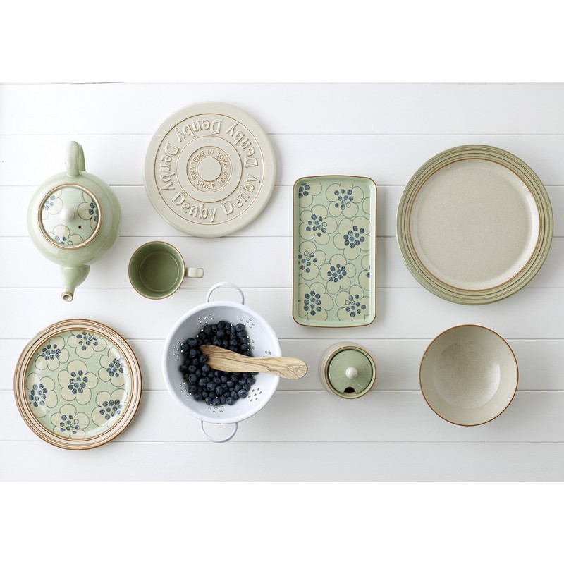 Denby 27 cm Heritage Orchard Dinner Plate, Green