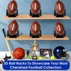 Muomdid 6 Pcs Football Kicking Tee, Kickoff Stand and Display