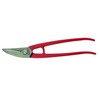 Stubai 267601 Left Curved Tin Snips, Silver/Red, 250 mm