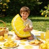 Lemon Foil Balloons 5 Pack, 25" Assorted Fruit Shaped Mylar