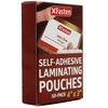 XFasten Self-Sealing Laminating Pouches Business Card Size, 9.5 Mil and