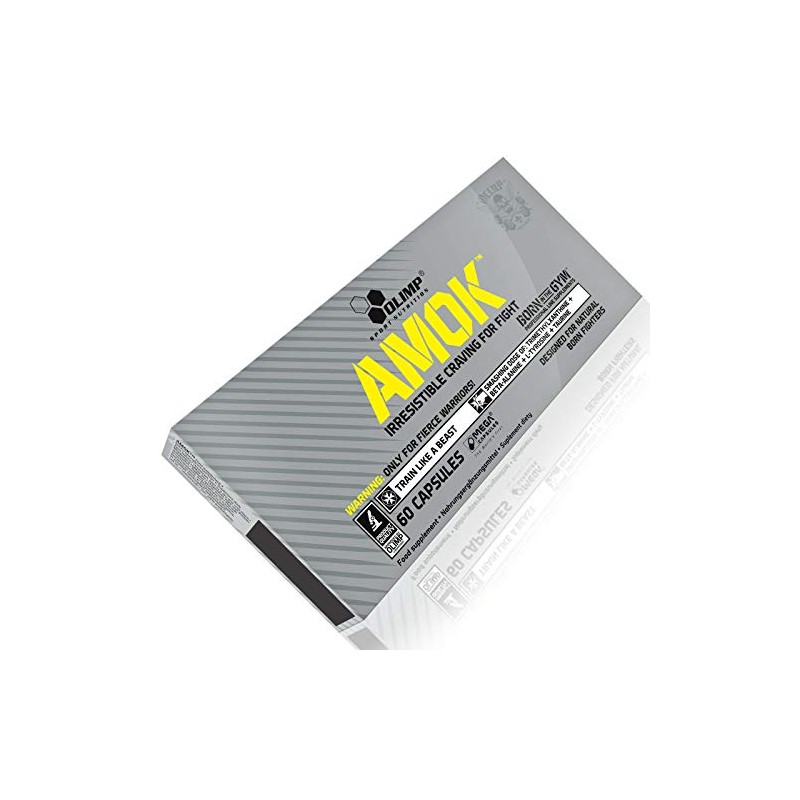 Olimp Amok - 60 caps energy power strength stimulation focus