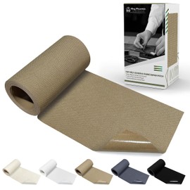 KING MOUNTAIN Canvas Iron on Patch,3"×60",Waterproof 100% Cotton Fabric Repair Patch,Used for Various Sofa,Tent,Clothes,Seats,Suitcases (Light Brown)