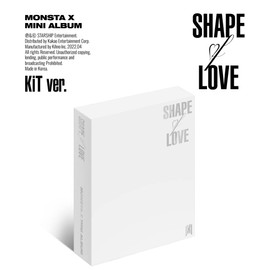 [KIHNO KIT] Monsta X - Shape of Love (11th Mini Album) SMC + Extra Photocards Set