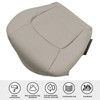 SecosAutoparts Ivory Tan Front Driver Side Bottom Microfiber Leather Seat