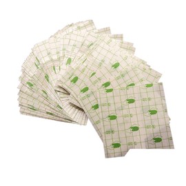 EWINODON 100pcs Waterproof Transparent Stretch Adhesive Bandage Roll: Transparent Film Dressing Second Skin Healing Protective Clear Adhesive Bandages Tattoo Supplies Products (2.8*3.1inch)