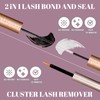 Ocean Pearl Cluster Lashes Thick 200D Volume Eyelash Clusters Kit