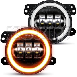 KUXIU For 2003 2004 2005 2006 GMC Sierra 1500 2500 3500 LED Bumper Fog Lights DRL+++