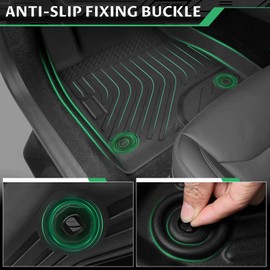 Floor Mats for Honda CRV 2012-2016(NOLY for LX/SE/EX), Custom Fit TPE All Weather Protection Floor Liners, Waterproof Floor Mat, Non-Slip Floor Mats, CRV Accessories, NOT for Touring & with Subwoofer