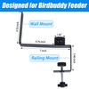 Metal Mount for Bird Buddy Smart Feeder, Wall and Railing