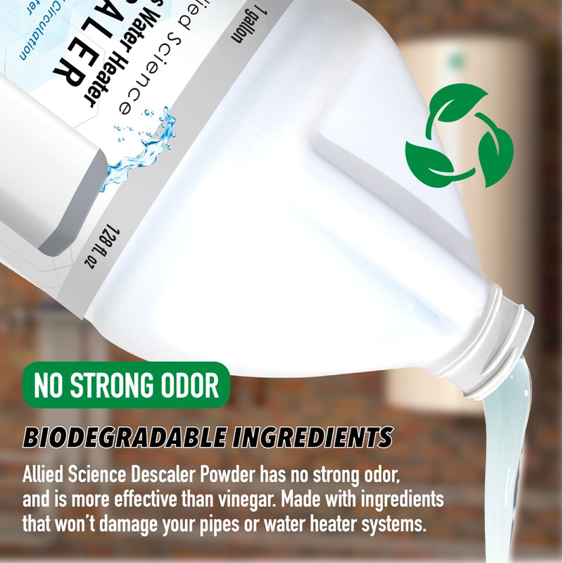 Allied Science Tankless Water Heater Descaling Solution | Highly Effective