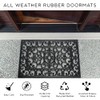 DII DII Rubber Doormats Collection All Weather, 24x36, Wrought Iron