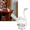 Silver Swan Dinnerware Set Swan Base Holder Teaspoon Cutlery Set