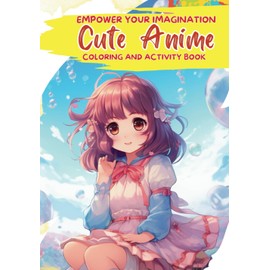 Empower Your Imagination: Anime Coloring and Activity Book: Perfect Gift for for Young Girls Anime Lovers