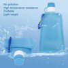 500ml Portable Foldable Water Bottles Collapsible Silicone Water Pouch for