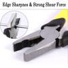 8" Combination Pliers with Soft Grip Handles Universal Pliers (200mm