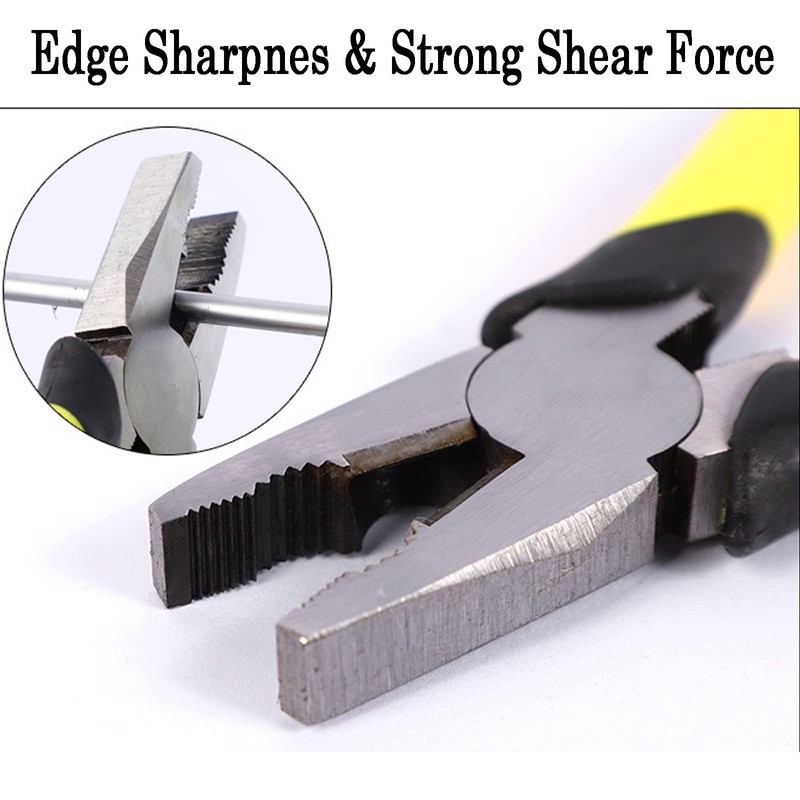 8" Combination Pliers with Soft Grip Handles Universal Pliers (200mm