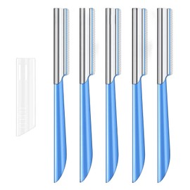 Taoluwin Eyebrow Razors, 5Pcs Face Razor with Storage Box, Facial Exfoliating Tool, Facial Hair Removal, Face Shavers for Women and Men