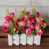 Wooden Picket Fence Flower Plant Pot Window Box DIY Plant
