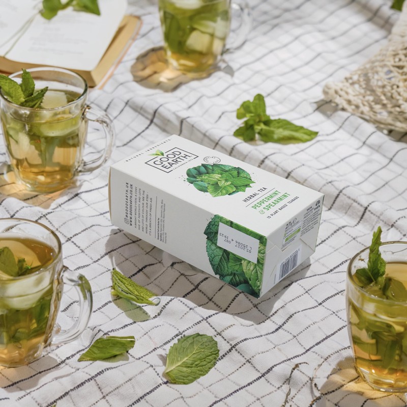 Good Earth Tea Co. Peppermint & Spearmint Tea Bags –