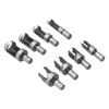 8Pcs Wood Plug Drill Bit Cutter Carbon Steel Industrial Barrel
