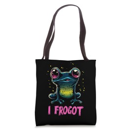Funny Frog Kawaii Amphibian Pun Animal Frog Tote Bag