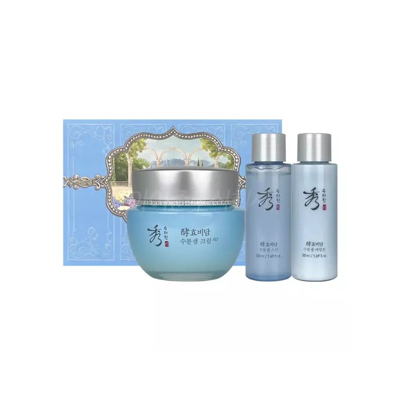 Suyuhan 수려한 효비담 수분샘 크림 대용량 150ml 어드밴스드 특별 기획세트