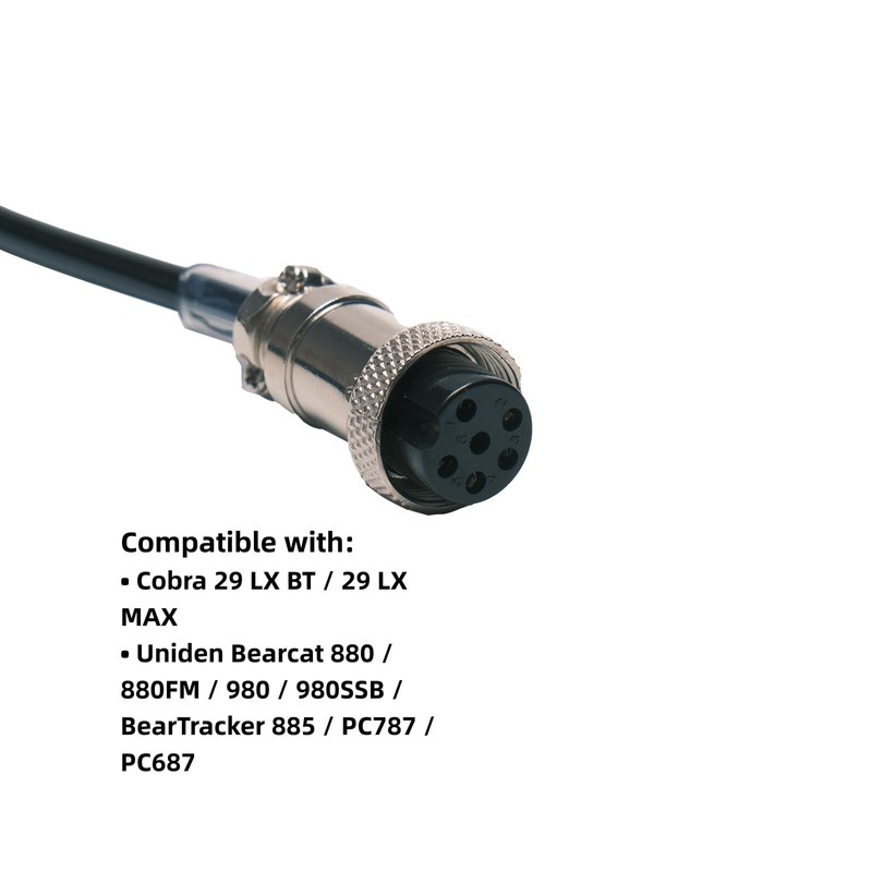 LYWBETOP 6 Pin Cb Mic Radio Microphone Handel for Truck
