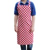 Children’s apron – for cooking and baking (Red Check 3-5