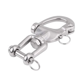 Rotating Snap Shackle, 316 Stainless Steel, Rotating Snap Shackle, Rotating Eyelet Snap Shackle, Quick Release, Shackle, Rigging, Sailboat, Marine for Sailboat, Spinnaker Case (128 mm)